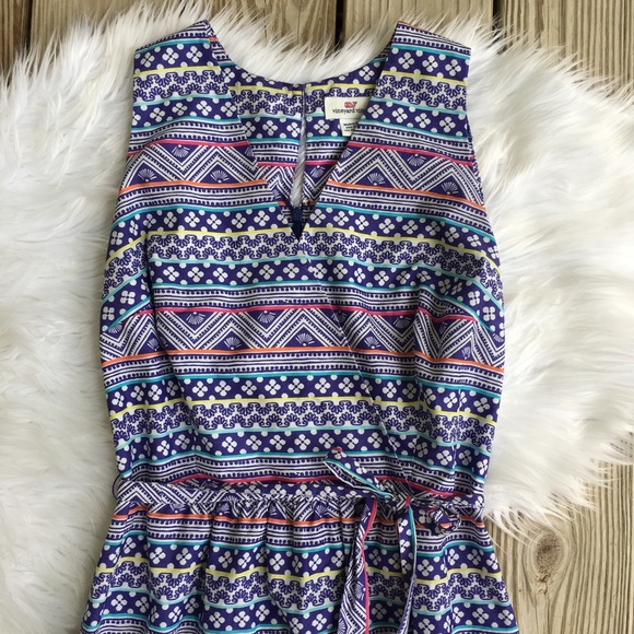 Vineyard Vines Blue and Pink Patterned Maxi Dress - Picture 4 of 11